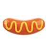 2023 New Sausage Dog Chew Toys TPR Indestructible Dog Toothbrush Toy Squeaky Fun Interactive Dog Toy for Small Medium Large Dogs - 1 piece