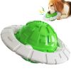 Dog Toy Sound Molar Decompression Dall Training Interactive Flying Saucer Dog Toothbrush Medium and Large Dog Pet Supplies - Green