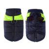 Windproof Dog Winter Coat Waterproof Dog Jacket Warm Dog Vest Cold Weather Pet Apparel  for Small Medium Large Dogs  - 3XL - Green