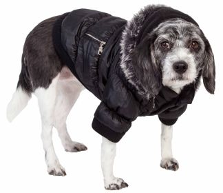 Metallic Fashion Pet Parka Coat - X-Large