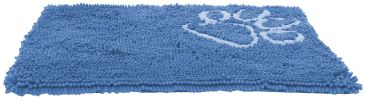 Pet Life 'Fuzzy' Quick-Drying Anti-Skid and Machine Washable Dog Mat - Blue