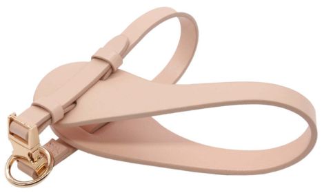 Pet Life 'Ever-Craft' Boutique Series Adjustable Designer Leather Dog Harness - Pink - Medium