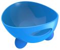 Pet Life 'Modero' Dishwasher Safe Modern Tilted Dog Bowl - Blue