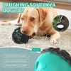 PawPartner Dog Ball Toy Squeaky Giggle Interactive Puppy Ball For Aggressive Chewers Indestructible Chew Toys For Small/Medium - Black Yellow - China