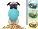 Pet Life 'Tumbowl' Slow Feeding Pet Bowl - Green