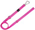 Pet Life 'Advent' Outdoor Series 3M Reflective 2-in-1 Durable Martingale Training Dog Leash and Collar - Pink - Medium