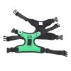 dog harness set; with leas frog leash pet mesh breathable small dog chest back retractable dog leash pet harness - Green frog+traction rope - XS