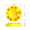 Dog Puzzle Toys Slow Feeder Interactive Increase Puppy IQ Food Dispenser Slowly Eating NonSlip Bowl Pet Cat Dogs Training Game - Yellow