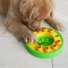 Dog Puzzle Toys Slow Feeder Interactive Increase Puppy IQ Food Dispenser Slowly Eating NonSlip Bowl Pet Cat Dogs Training Game - Green