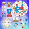 USA Themed Dog Treats Gift Box  - 21 treats