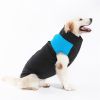 Windproof Dog Winter Coat Waterproof Dog Jacket Warm Dog Vest Cold Weather Pet Apparel  for Small Medium Large Dogs  - L - Blue