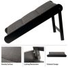 Foldable Wooden Dog Pet Ramp for Bed, Couch, or Vehicle (Black/Gray) - Black/Gray