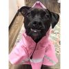 Dog Raincoats for Large Dogs with Reflective Strip Hoodie; Rain Poncho Jacket for Dogs - B2-Orange - [S/M]