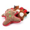 Christmas pet chew toy Pet plush voice toy Christmas molar bite-resistant cute cartoon dog toy - Benben Bear