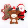 Christmas pet chew toy Pet plush voice toy Christmas molar bite-resistant cute cartoon dog toy - Santa Claus