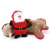 Christmas pet chew toy Pet plush voice toy Christmas molar bite-resistant cute cartoon dog toy - Benben Bear